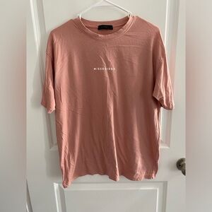 Missguided + Men's Dusty Pink Tee